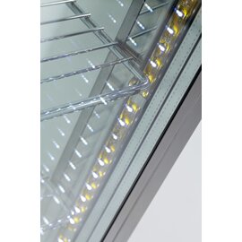 panorama freezer vitrine RDN 60 T golden coloured 360 ltr 230 volts | 4 shelves product photo  S