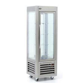 panorama freezer vitrine RDN 60 T silver coloured 230 volts | 4 shelves product photo