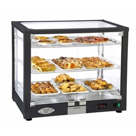 heated panoramic show case WD 780 DN black 5 levels 1800 watts 230 volts  L 780 mm  B 490 mm  H 640 mm product photo