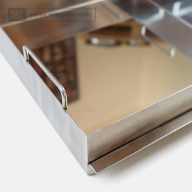 Stainless steel pan RGS 395mm over 2 burners  product photo