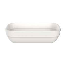stacking bowl rectangular CAREWARE WHITE tempered glass 140 mm x 90 mm H 36 mm product photo