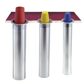 cup dispenser installation horizontal|vertical|45°  L 597 mm | suitable for cup Ø 101 - 124 mm product photo