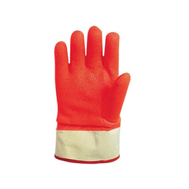 Cold protection gloves one-size-fits-all PVC orange product photo