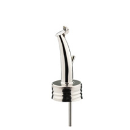 CLEARANCE | Gastro-Pourer, brass nickel-plated, with screw connection 31,5 mm, with metal clasp product photo