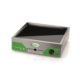 grill plate|griddle plate PFT3040V • Surface ceran • smooth | 230 volts 1.5 kW 1 phase with Fat drawer | Curved drawer product photo