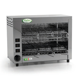 salamander grill Q12 with 6 tongs | 2800 watts H 350 mm L 430 mm x 230 mm product photo