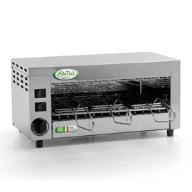 salamander grill Q6 with 3 tongs | 1900 watts H 230 mm L 430 mm x 230 mm product photo