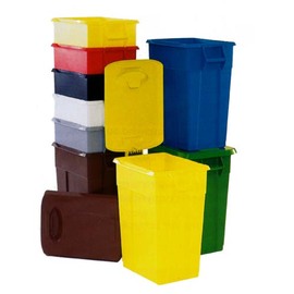 WSB 5004 Wertstoffbehälter,  Polypropylen, 50 L , 305 x 445 x H 515 mm, gelb product photo
