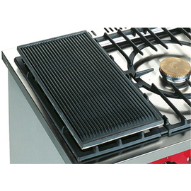 Grill plate, cast iron, grooved, dimensions: 500 x 260 mm, 8.4 kg - for gas ranges from the series &quot;Ambassade&quot; product photo