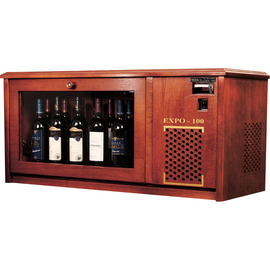 wine refrigerator EXPO 100 brown  | glass door product photo