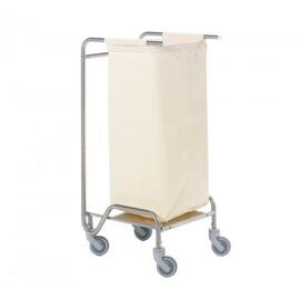 laundry cart with 1 laundry bag | 530 mm x 500 mm H 1260 mm product photo