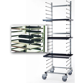 trolley for baking trays  | up to Ø 500 mm  H 1720 mm product photo