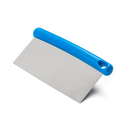 Dough cutter plastic stainless steel | blue | flexible | 200 mm x 115 mm product photo