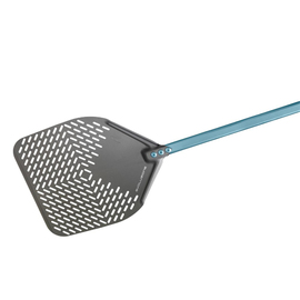 pizza peel aluminium | reinforced 330 x 330 mm perforated handle length 1200 mm | 2 part handle product photo