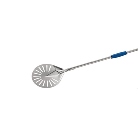 pizza peel stainless steel | 2 part handle 170 x 170 mm perforated handle length 1200 mm product photo