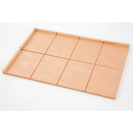 cutting board wood 8 pizza pieces | 600 mm  x 400 mm product photo