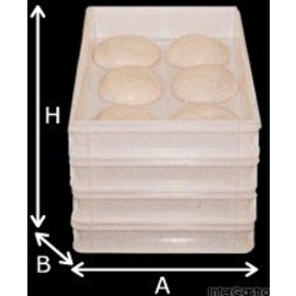 pizza dough container 26 ltr  | 600 mm  x 400 mm  H 130 mm product photo