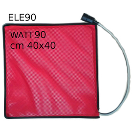 pizza warming bag red  • heatable  | 500 mm  x 500 mm  H 200 mm product photo  S
