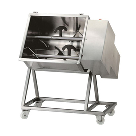 meat mixers 50 kg 230 volts 400 volts 1500 watts 4 castors | 2 shovels product photo