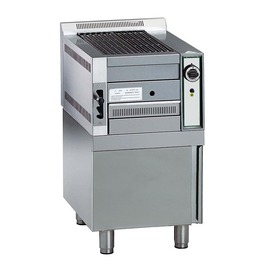 lava stone grill B50 floor model closed|1 door 8.5 kW  H 850 mm product photo