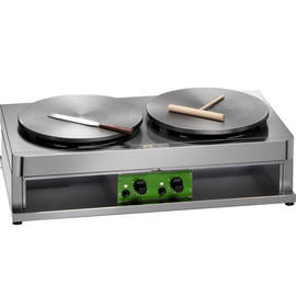 crepe maker CR400G2-F with 2 baking plates gas 7200 watts product photo