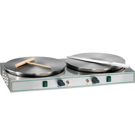 crepe maker CRP42 with 2 baking plates electric 400 volts 5500 watts product photo
