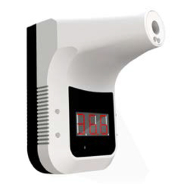 infrared fever thermometer digital | wall holder product photo
