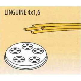 MPF 1,5-Linguine 4x1,6 Matritze für Nudelform LINGUINE 4 x 1,6 m - Einsatz für Nudelmaschine MPF aus Messing-Kupferlegierung product photo