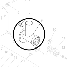 Stainless steel ext union 12/TS-AT Ø=52 CE product photo