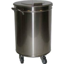 waste container AV 4669 100 l stainless steel Ø 460 mm  H 700 mm product photo