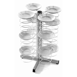 plate rack white suitable for 48 plates dish Ø 230 mm product photo