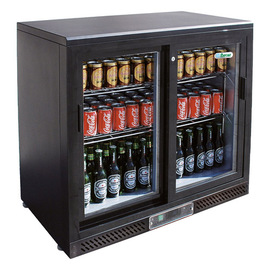 bottle cooler G-BC2PS87 with 2 sliding glass doors | 202 ltr L 900 mm x 535 mm H 870 mm product photo