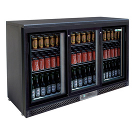 bottle cooler G-BC3PS with 3 glass sliding doors | 335 ltr L 1350 mm x 535 mm H 920 mm product photo