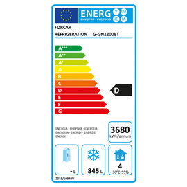 freezer GN1200BT | 1104 ltr | static cooling product photo  L