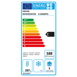 refrigerator GN600TN | 600 ltr | static cooling | door hinge on the right product photo  L