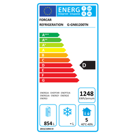 refrigerator GNB1200TN white 1104 ltr | static cooling product photo  L