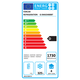 static freezer SNACK400BT gastronorm | 429 ltr | static cooling | door swing on the right product photo  L