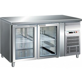 refrigerated table GN 1/1 G-GN2100TNG 340 watts | 2 glass doors product photo