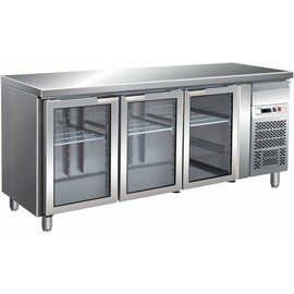 refrigerated table GN 1/1 G-GN3100TNG 340 watts | 3 glass doors product photo