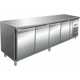 freezer table GN4100BT | convection cooling | 4 solid doors product photo