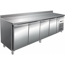 freezer table GN 1/1 GN4200BT 750 watts 553 ltr | upstand | 4 solid doors | 1 drawer product photo