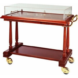 serving trolley LDF 431  | 3 shelves with domed hood product photo