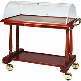 serving trolley LDF 437  | 3 shelves with domed hood product photo