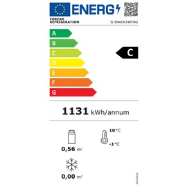 refrigerator SNACK 340 TNG 331 ltr | static cooling | door swing on the right product photo  L