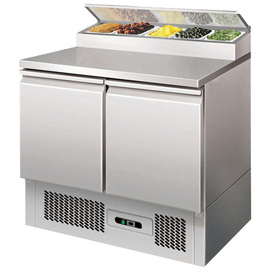 refrigerated saladette PS 200 with countertop unit | 254 ltr | static cooling | gastronorm product photo