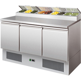 refrigerated saladette PS 300 with countertop unit | 392 ltr | static cooling | gastronorm product photo