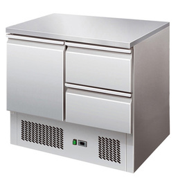 refrigerated saladette S901-2D 230 watts 240 ltr  | solid door  | 2 drawers product photo