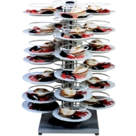 plate holder Menu Buttler II-31 tabletop unit steel chromed  • number of plates 48 product photo