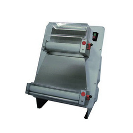 Dough sheeter RM42T, with 2 pairs of parallel rollers and electric foot  pedal, for doughs weighing 210 - 600 gr., Ø Pizza 26 - 40 cm, with plastic  rolls - Dough Sheeting Machines