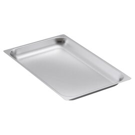 baking sheet GN 2/1 gastronorm stainless steel reinforced rim  L 650 mm  B 530 mm  H 20 mm product photo